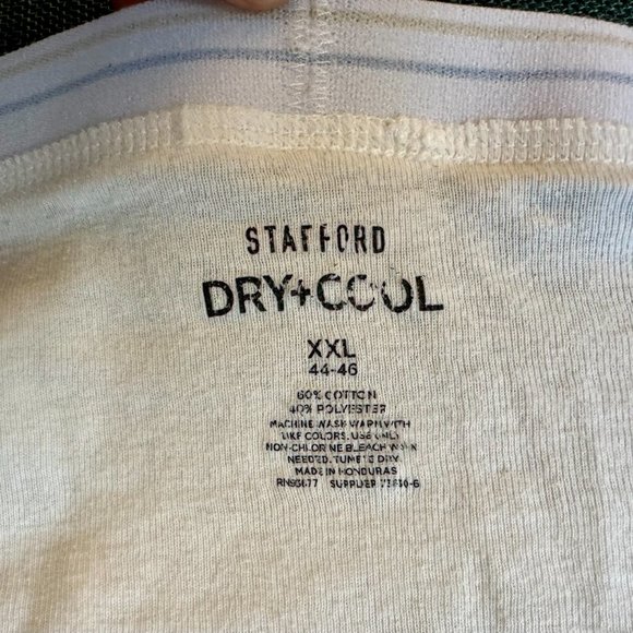 Stafford Dry and Cool Size XXL White Briefs/Tighty Whities - Picture 3 of 6